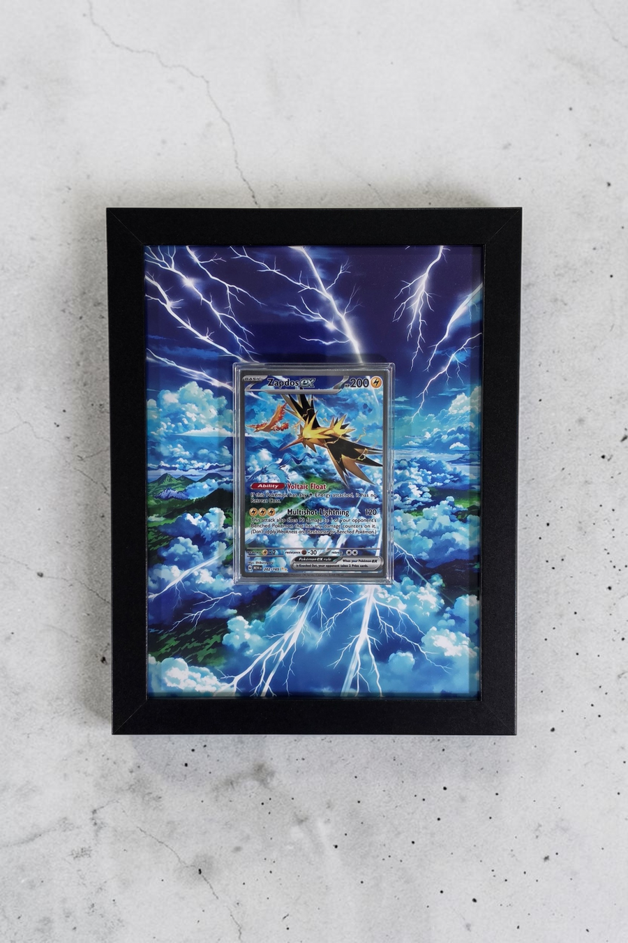 Zapdos 202 Extended Art Frame | Pokemon 151