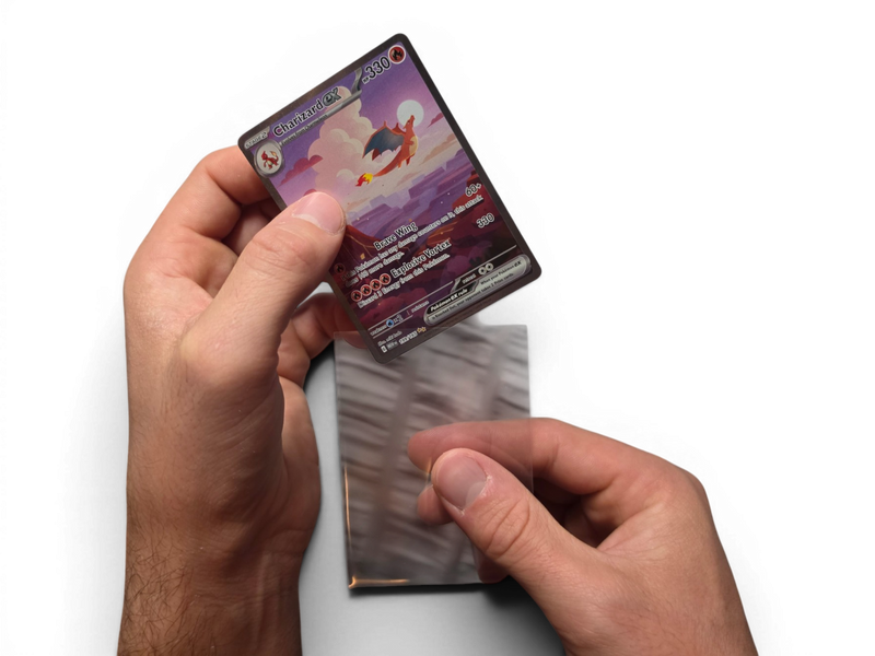 Insert Card into Sleeve