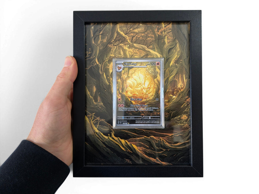 Ninetales 199 Extended Art Frame | Obsidian Flames