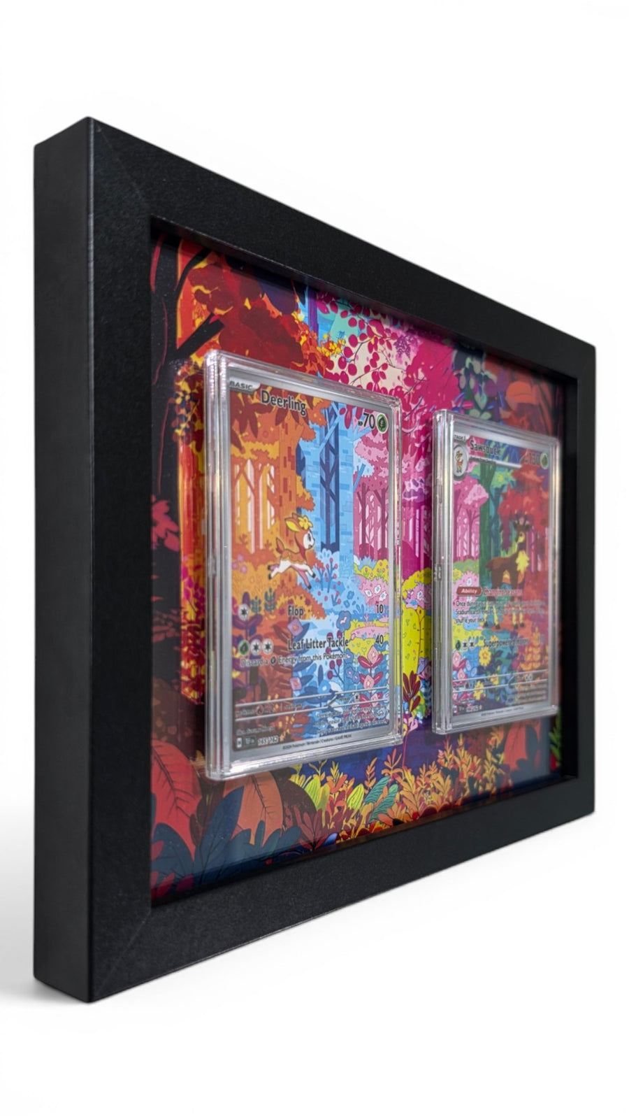 Temporal Forces Deerling Evolution Extended Art Frame | Two-Card Display