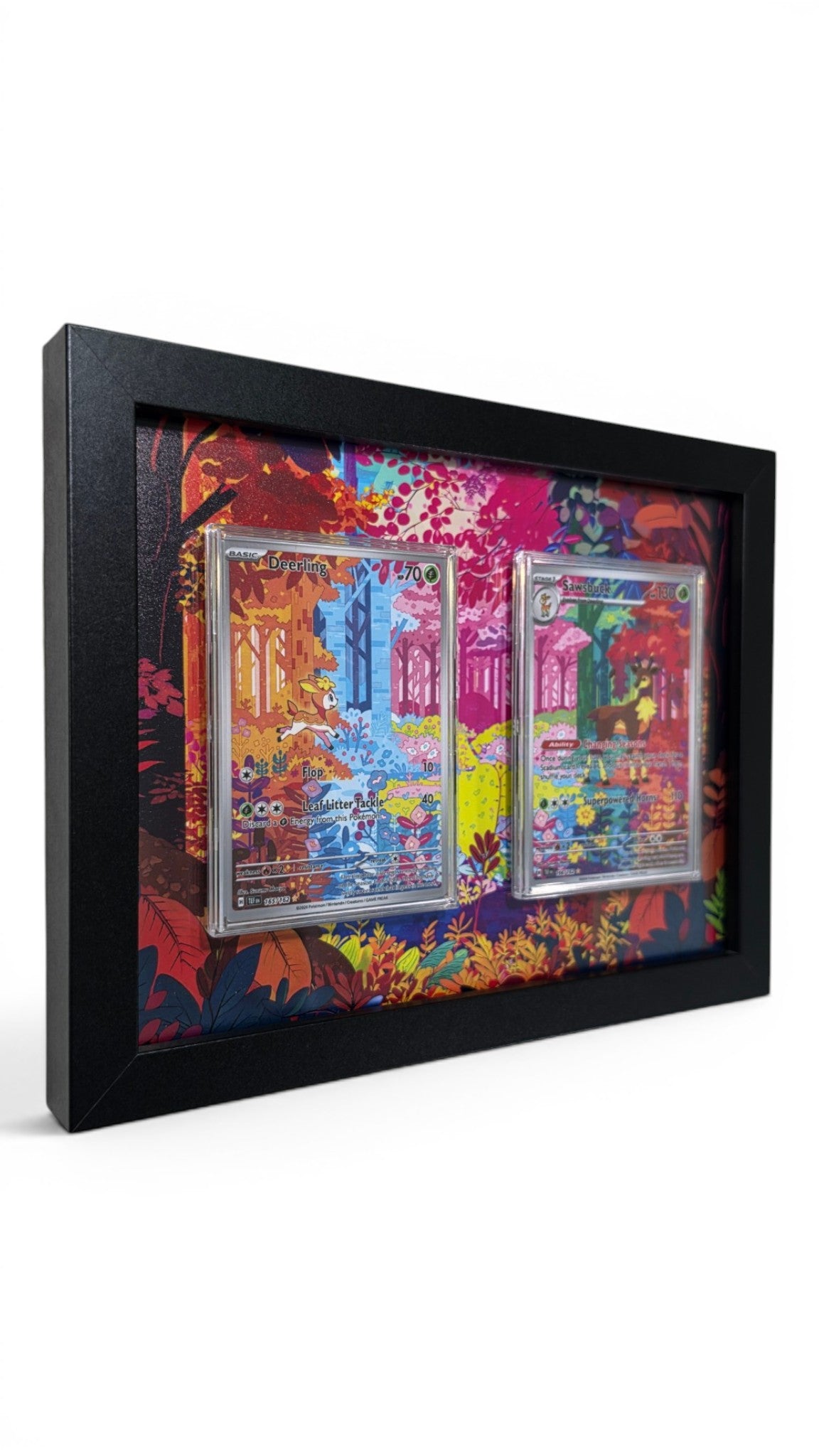 Temporal Forces Deerling Evolution Extended Art Frame | Two-Card Display