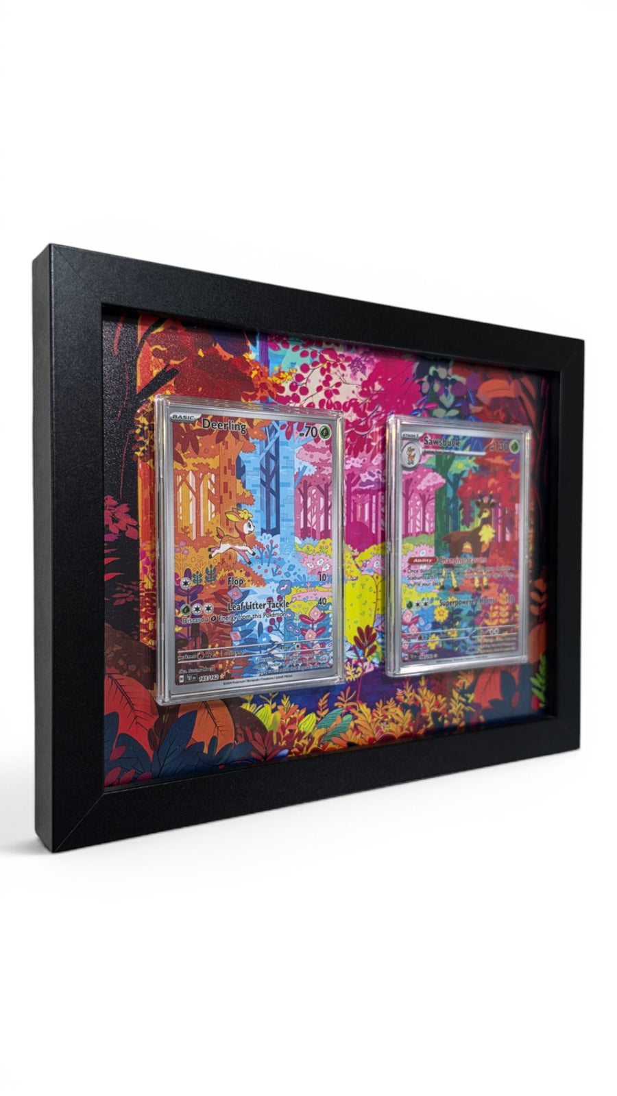 Temporal Forces Deerling Evolution Extended Art Frame | Two-Card Display